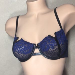 32D Victoria's Secret Sexy Balconet Bra Leather